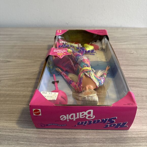 Vintage Hot Skatin Barbie #13511 Ice Skates Rollerblades 1994 Mattel NIB NRFB - Picture 7 of 10